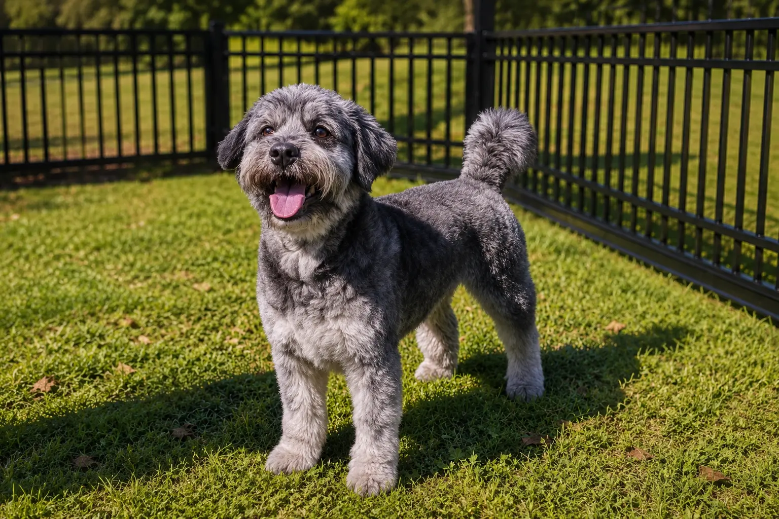 Mini Portidoodle puppy raised by World Class Puppies of Ohio